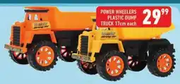 Shoprite Power wheelers plastic dump truck offer
