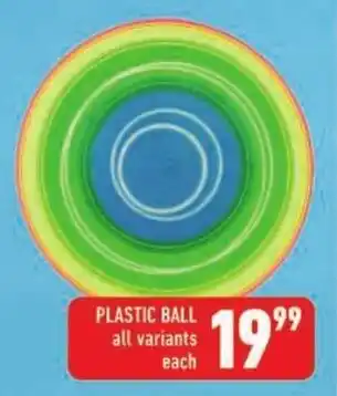 Shoprite Plastic ball offer