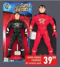 Shoprite Super heroes figurines offer