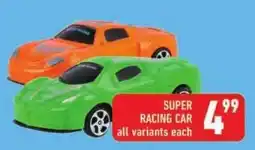 Shoprite Super racing car offer
