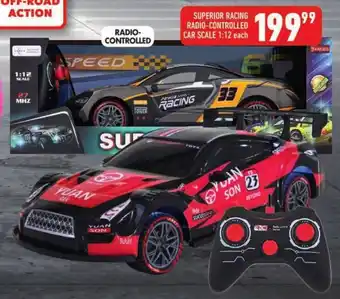 Shoprite Superior racing radio-controlled car scale 1:12 offer
