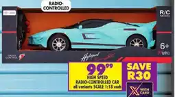 Shoprite High speed radio-controlled car offer