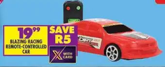 Shoprite Blazing racing remote-controlled car offer