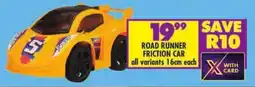 Shoprite Road runner friction car offer