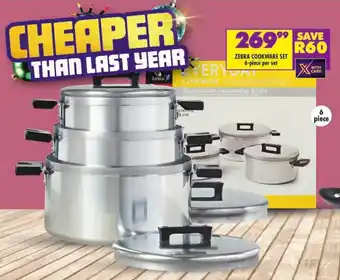 Shoprite Zebra cookware set offer