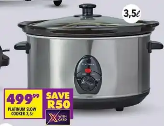 Shoprite Platinum slow cooker offer