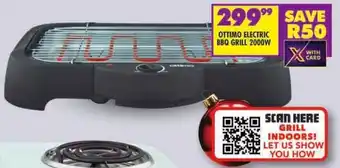 Shoprite Ottimo electric bbq grill 2000w offer