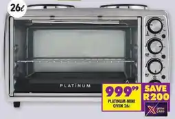 Shoprite Platinum mini oven offer