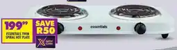 Shoprite Essentials twin spiral hot plate offer