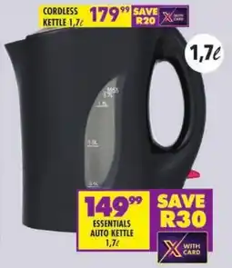 Shoprite Essentials auto kettle offer
