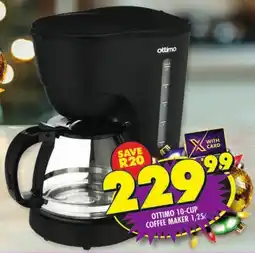 Shoprite Ottimo 10-cup coffee maker offer