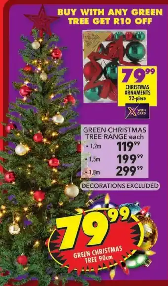 Shoprite Green christmas tree offer