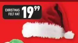 Shoprite Christmas felt hat offer