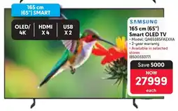 Makro SAMSUNG 165 cm 65" Smart OLED TV offer