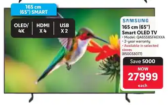 Makro SAMSUNG 165 cm 65" Smart OLED TV offer