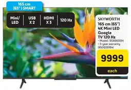 Makro SKYWORTH 165 cm 65" 4K Mini LED Google TV 120 Hz offer