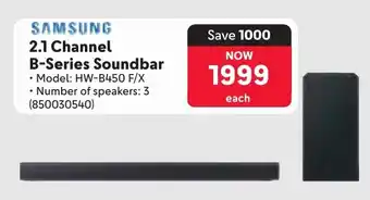 Makro SAMSUNG 2.1 Channel B-Series Soundbar offer