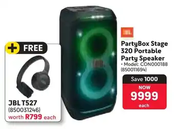 Makro JBL PartyBox Stage 320 Portable Party Speaker offer
