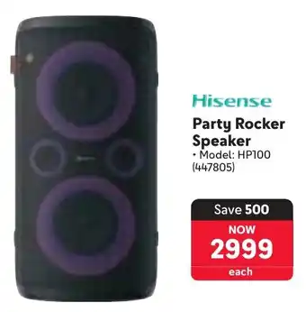 Makro Hisense Party Rocker Speaker offer