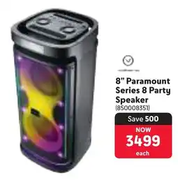 Makro Volkano 8" Paramount Series 8 Party Speaker offer