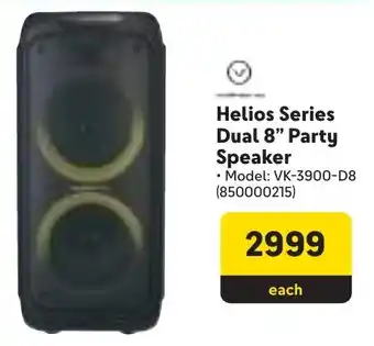 Makro Volkano Helios Series Dual 8" Party Speaker offer