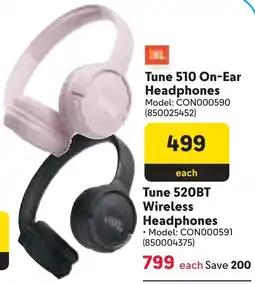 Makro JBL Tune 510 On-Ear Headphones offer