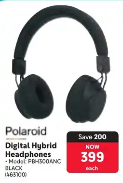 Makro Polaroid Digital Hybrid Headphones offer