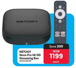 Makro NETOGY Nova Pro 4K HD Streaming Box offer