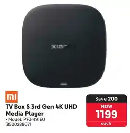 Makro Xiaomi TV Box S 3rd Gen 4K UHD Media Player offer