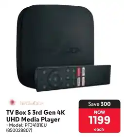 Makro Mediabox TV Box S 3rd Gen 4K UHD Media Player offer