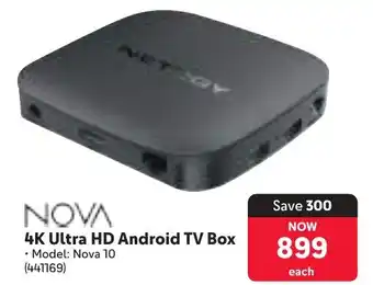 Makro Nova 4K Ultra HD Android TV Box offer