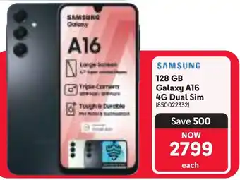 Makro SAMSUNG 128GB Galaxy A16 4G Dual Sim offer