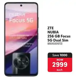 Makro ZTE Nubia 256 GB Focus 5G Dual Sim offer