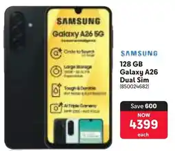 Makro SAMSUNG 128 GB Galaxy A26 Dual Sim offer