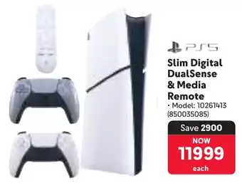 Makro PS5 Slim Digital DualSense & Media Remote offer