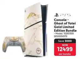 Makro PS5 Console Ghost of Yotei Gold Limited Edition Bundle offer