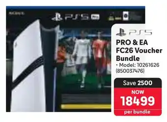 Makro PS5 PRO & EA FC26 Voucher Bundle offer