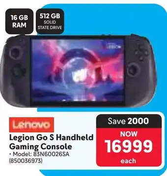 Makro Lenovo Legion Go S Handheld Gaming Console offer