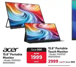 Makro Acer 15.6" Portable Monitor offer