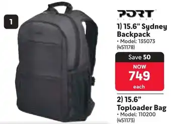 Makro Port 15.6" Sydney Backpack offer