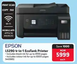 Makro Epson L5290 4-in-1 EcoTank Printer offer