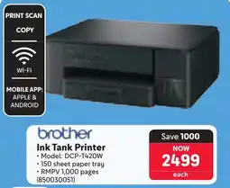 Makro Brother Ink Tank Printer offer