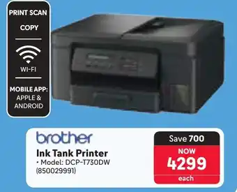 Makro Brother Ink Tank Printer offer