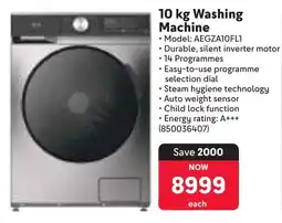 Makro AEG Washing Machine offer