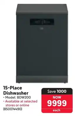Makro Beko 15-Place Dishwasher offer
