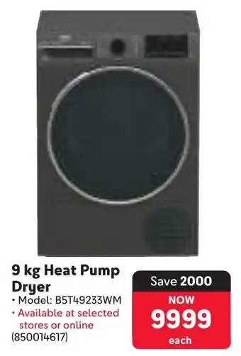 Makro Beko Heat Pump Dryer offer