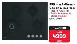 Makro Beko 4-Burner Gas on Glass Hob offer