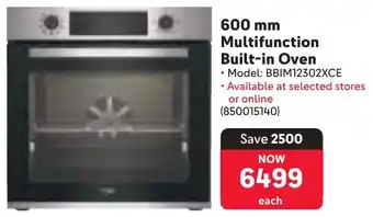 Makro Beko Multifunction Built-in Oven offer