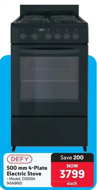 Makro Defy 4-Plate Electric Stove offer