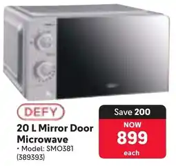 Makro Defy Mirror Door Microwave offer
